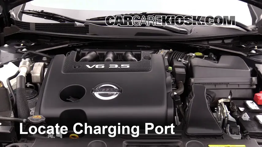 2016 Nissan Altima SL 3.5L V6 Air Conditioner Recharge Freon